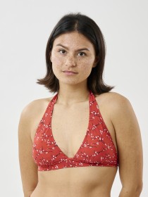 AMANDE RED Halter Top