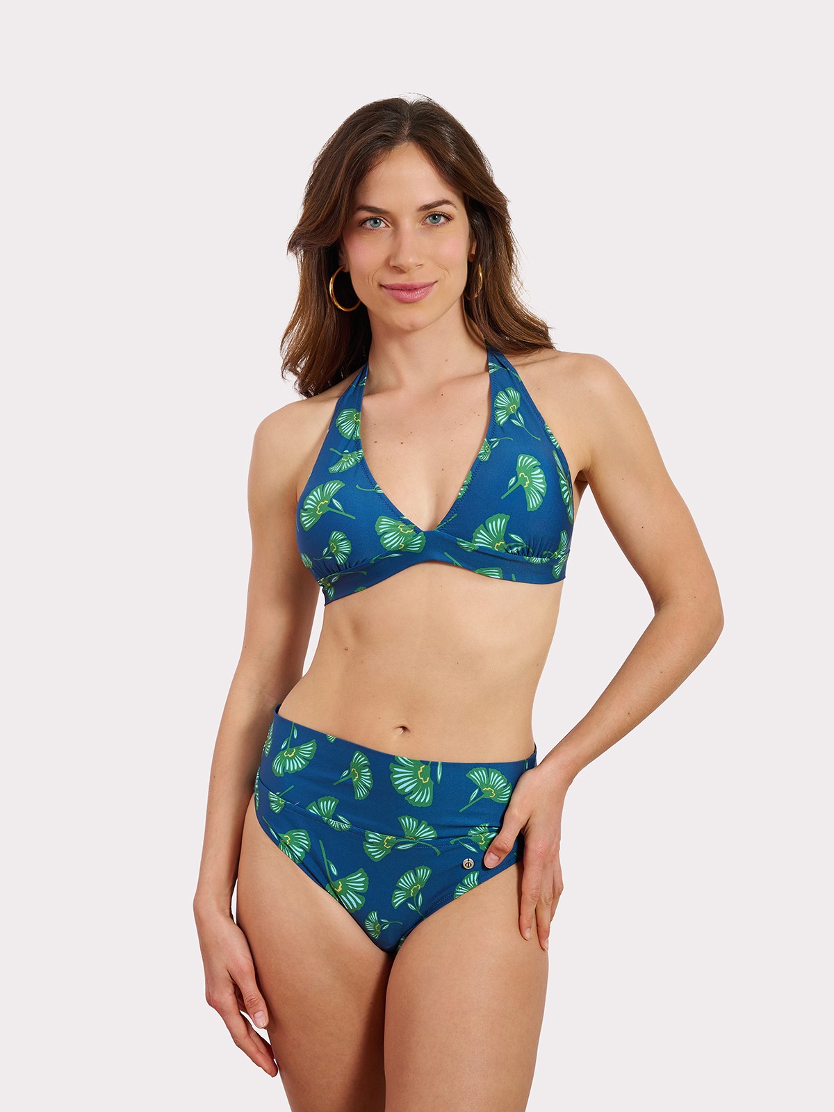 VENTAL AZUL Braguita alta con vuelta