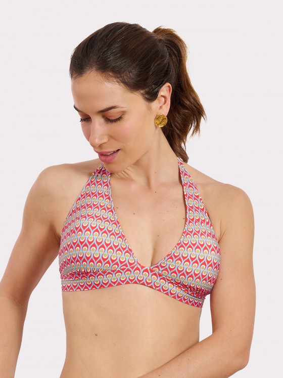 GOCCIA CELESTE FRESA Top halter