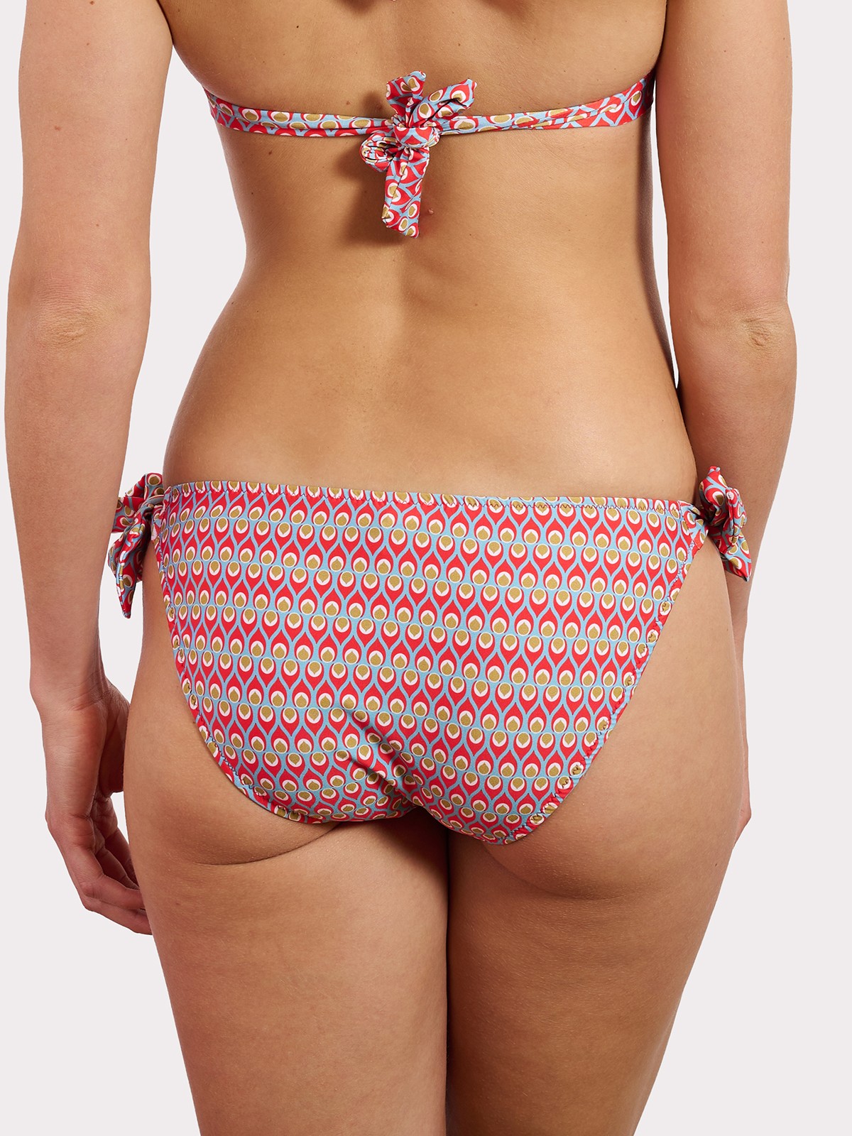 GOCCIA CELESTE FRESA Braguita lazo corbatero