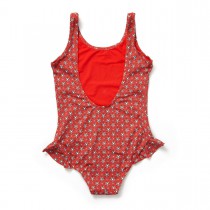 FLOR ROJO Low back Maillot