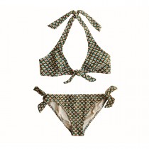 BOLLY BLEU Bikini haut tour de cou