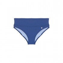 BLAU  NAVY Calceta alta amb volta