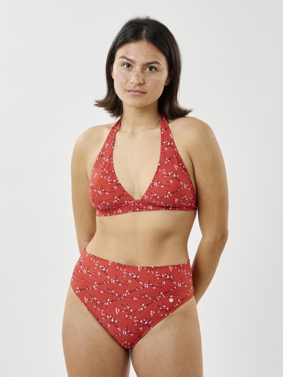 AMANDE ROJO Braguita alta con vuelta