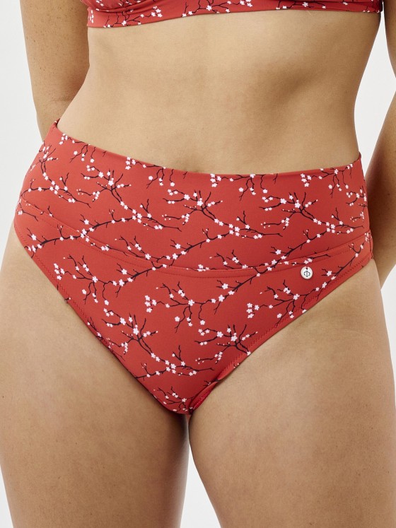 AMANDE ROJO Braguita alta con vuelta