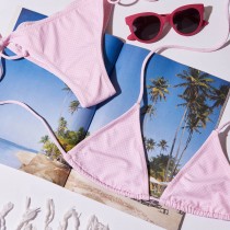 TOPOS ROSA Bikini cortina